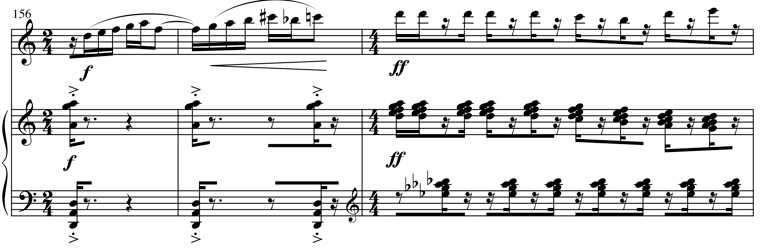 a sheet music score composed by J. Ryan Garber