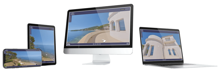 Une visite virtuelle en immobilier avec vue sur la mer