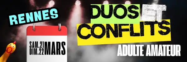 Stage Théâtre Duos et Conflits