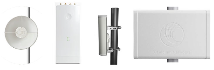 Cambium ePMP radios with antenna and access point