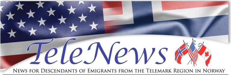 American and Norwegian flags