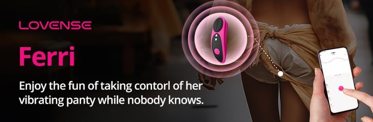A hands-free, remote-controlled vibrating vagina massager