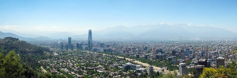 santiago del cile panorama