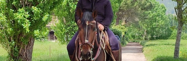 Escursione a cavallo nella natura della Valle Reatina, attività outdoor per chi soggiorna vicino a Rieti