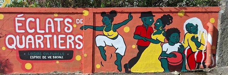 Fresque murale culture art famille 1SO
