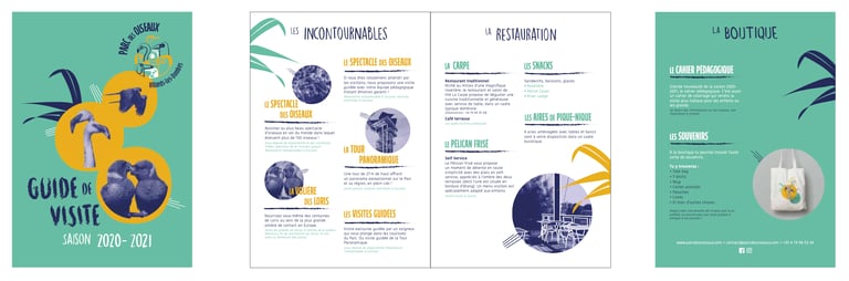 Design Graphique - Dépliant pli croisé - Format fermé A5