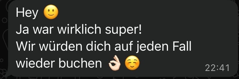 Hochzeits-DJ Rhön Kundenfeedback