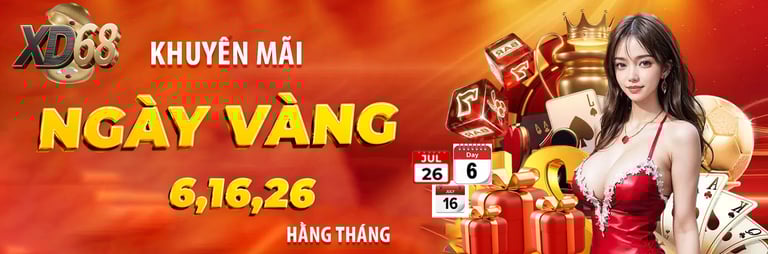 khuyến mãi ngày vàng nhà cái xd68