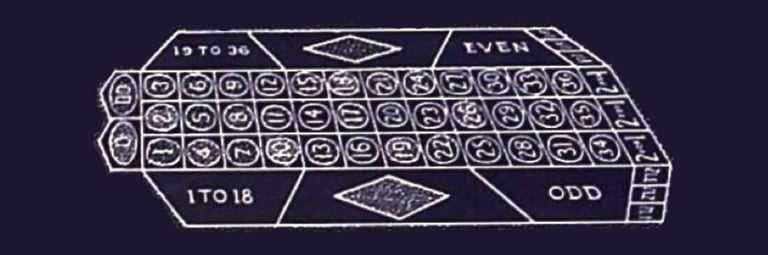 Old Roulette Layout
