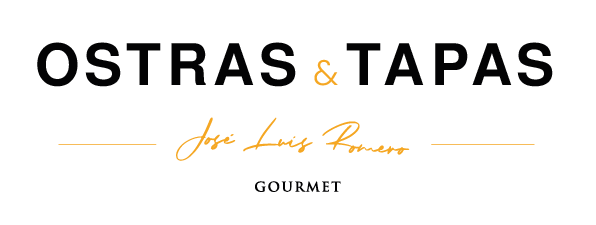 OSTRAS y TAPAS en Sevilla. Logotipo OSTRAS y TAPAS José Luis Romero GOURMET. 