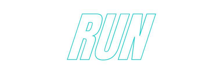 run title written in blue