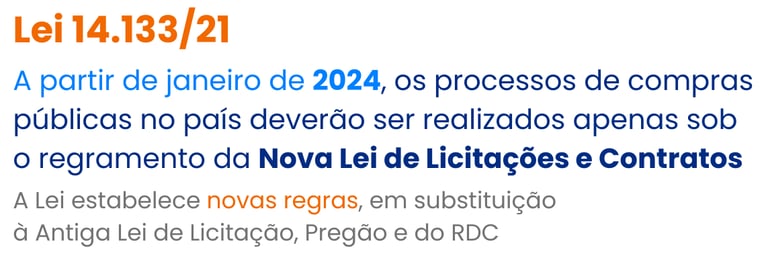 MZ LEÃO Assessoria em Licitação - Nova Lei de Licitação e Contratos Lei 14.133/21