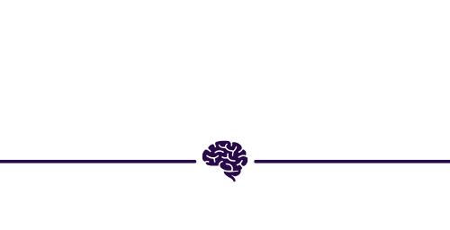 a section separator with unclutter mind's logo