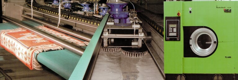 Maquinaria de limpieza de alfombra