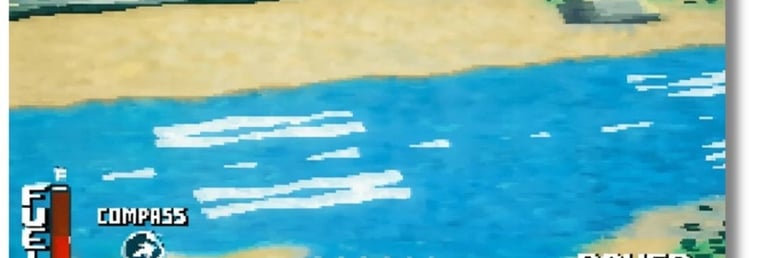 Primeiro veio a Dragonfly, Jogo de 1988 com avião antigo vermelho com listras na pista em formato Y