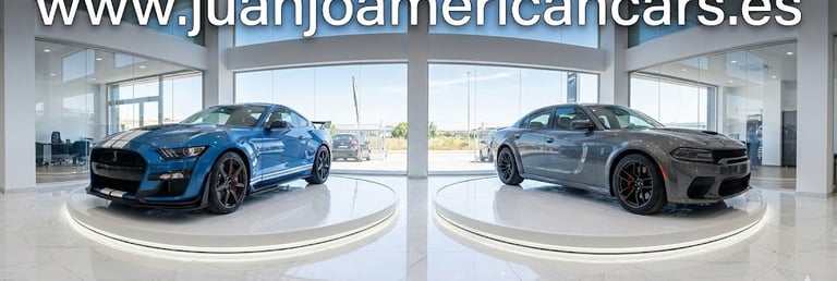 Variedad de coches americanos deportivos a la venta en España