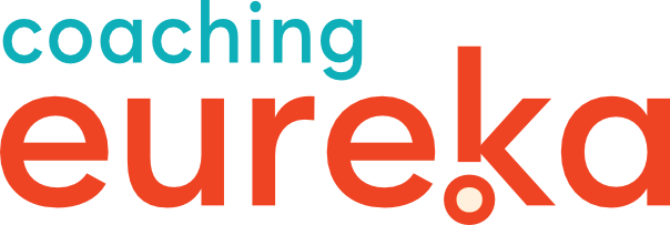 Logo Coaching Eureka avec slogan « Votre prochain eureka commence ici ! Bienvenue !