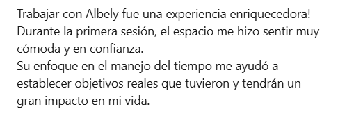 Testimonio de un cliente satisfecho