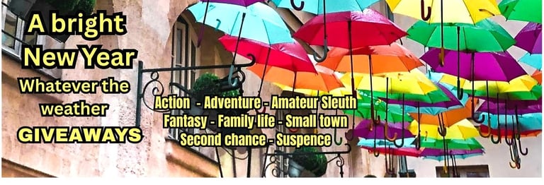 A Bright New Year of Freebies and Giveaways in Action, Adventure, Fantasy,, and Suspense.