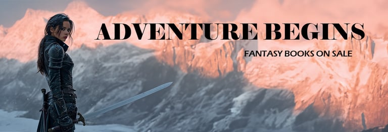 Adventure begins with these exciting Fantasy Books on Sale.