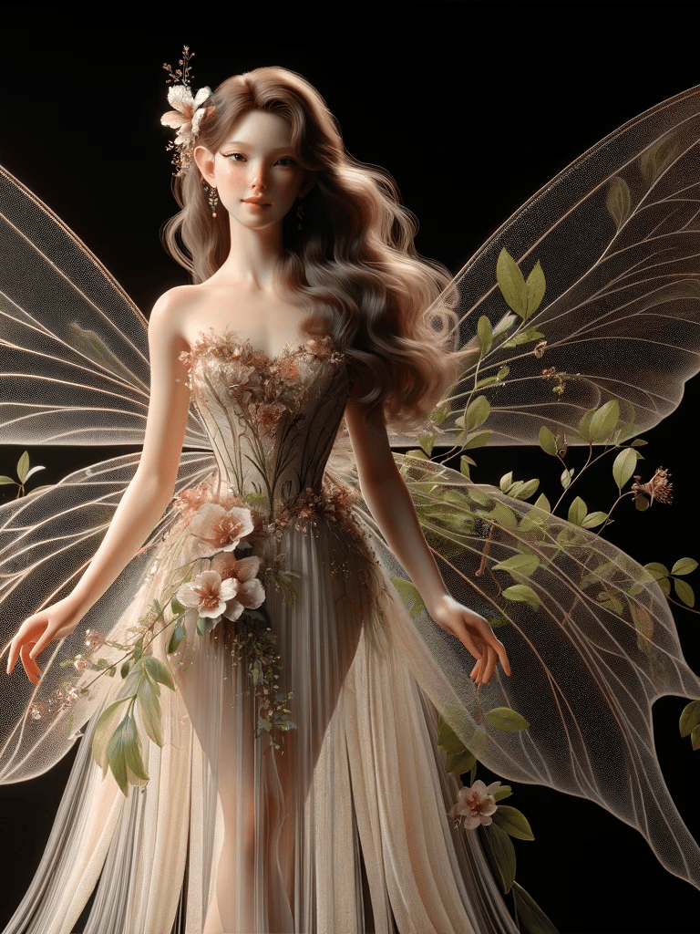 fairy in pink
