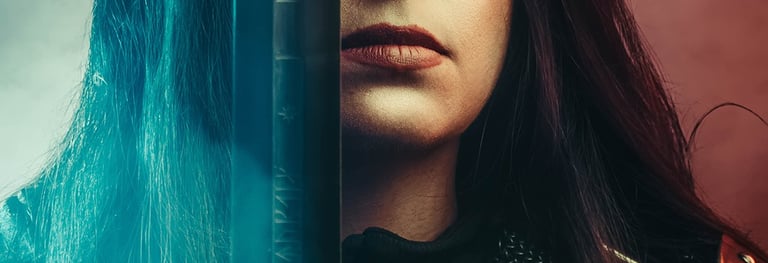 Photo portrait studio pendant une séance qui ferait palir les fans de tolkien, capturez à Pau