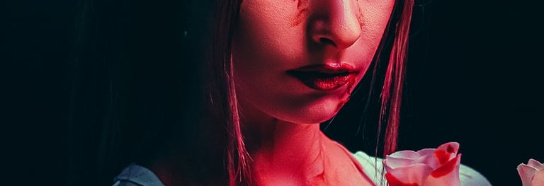 Portrait inquiétant, idée et concept par le photographe et vidéaste Thomas Bordas basée à Pau.