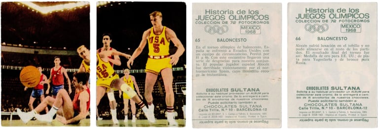 1968 Mexico Olympic cards