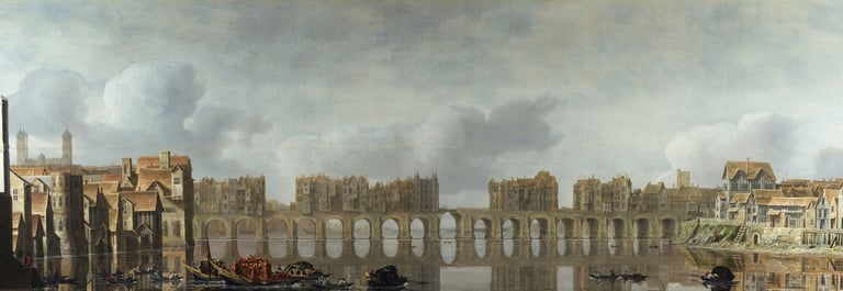 Old London Bridge ca. 1630