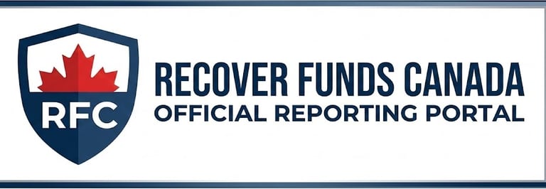 This is a banner that reads Recover Crypto Canada - Official Recovery Agency