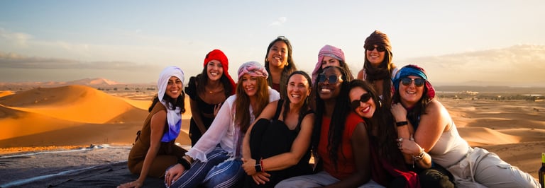 Solo Travel & Sahara Desert Retreat for Singles and Solo Travelers