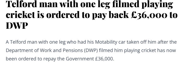 screenshot of a news article about what Shaun has experienced.