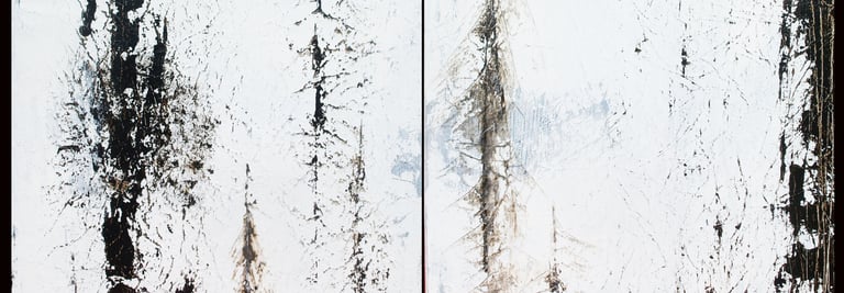 Artiste Jaï - Collection Dyptique - Peinture 2023