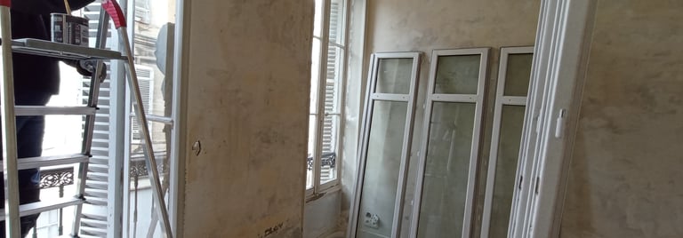 Rénovation, isolation thermique, peinture et maintenance immobilière d'un appartement à Bordeaux