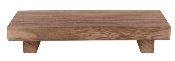 wooden small tray pedestal