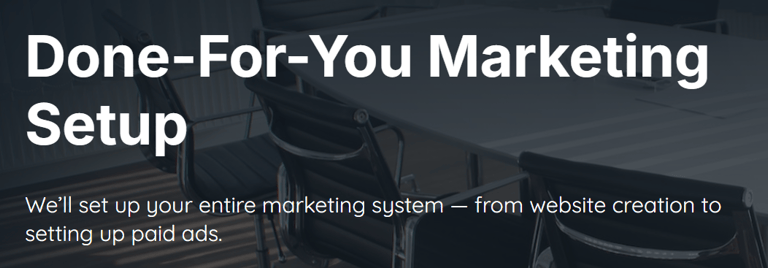 Done-for you affiliate marketing
