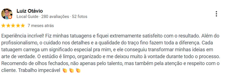 avaliacao positiva tatuagem