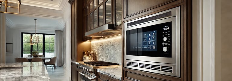 custom build-in microwave