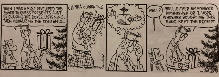 Robotman Christmas Strip