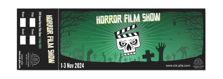 Horror Film Show cinema ticket