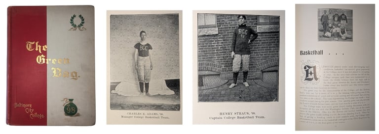 Vintage Baltimore City College Sports and Basketball History
