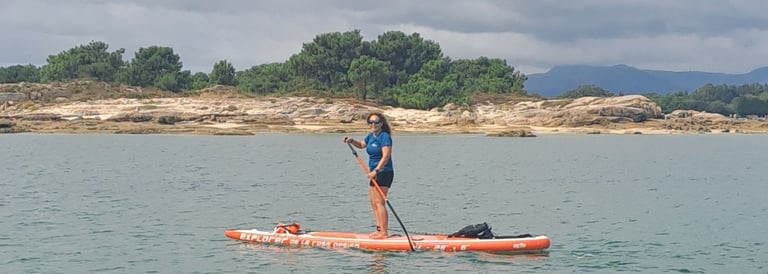 ruta en SUP por la Ruta Xacobea Marítimo-Fluvial desde O Grove hasta Padrón