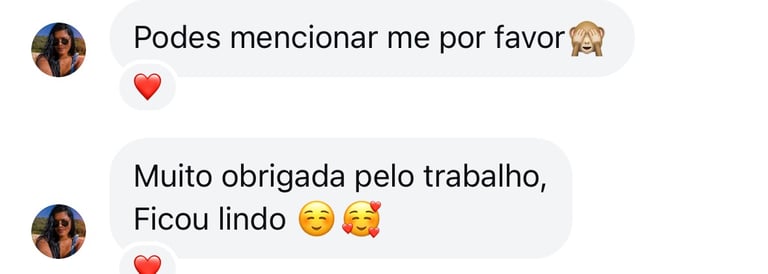 depoimento 5 estrela de cliente maquiada por dayze beauty