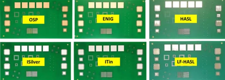 A Beginner's Guide to PCB Surface Finish Types & Comparison|Omini