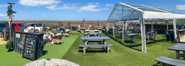 White Horse marsh bar , Brancaster Staithe