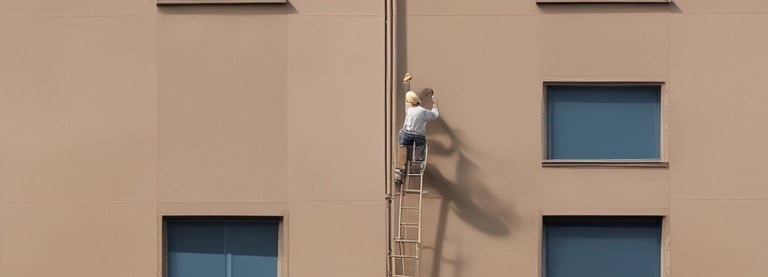 person using laptop on white wooden table