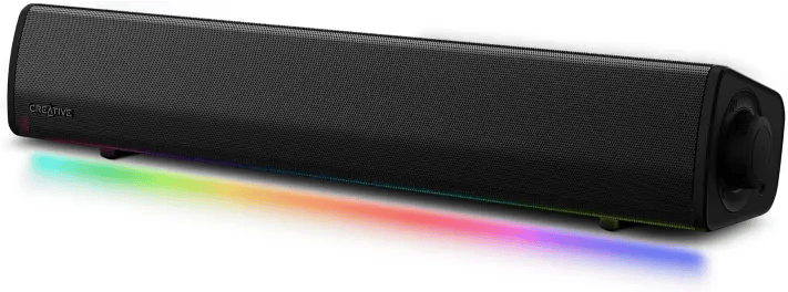 CREATIVE Sound Blaster GS3 Barra de Sonido compacta para Juegos con RGB y SuperWide Technology