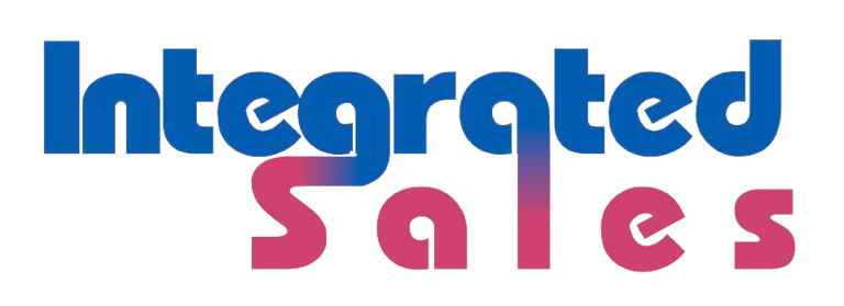 Integratd Sales logo in blue and red.