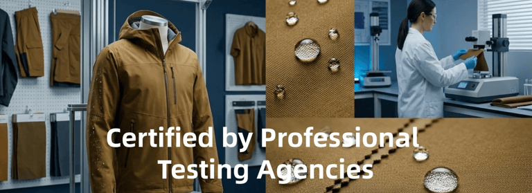 Our fabrics have been certified by professional testing laboratories