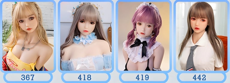 visage dolls TPE machoire articulee DDF